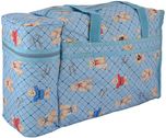 WonderKart Multi Purpose Baby Diaper Mother Bag With 2 Bottle Holders - Keep Baby Bottles Warm (Sky Blue)
