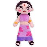 Chhota Bheem Chutki Plush Toy, Purple (20 cm)