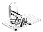 Dazzle DG315 Steel Double Soap Stand (Silver)