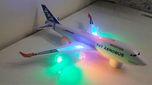 Jiada Detachable Blocks 747 Aeroplane With Lights + Sound + Can Be Assembled As Blocks