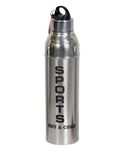 Dynore Silver Stainless Steel Hot And Cold Water Bottle