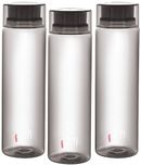Cello H2O PET Bottle1000 Ml  Set Of 3Pcs Black