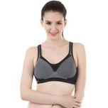 Soft Cup Padded Sports Bra (SPRTS018MELANGE)
