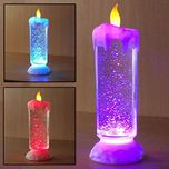 Funrobbers Colour Changing Led Light Glitter Water Candle ,Candle Light (Swirling Glitter)
