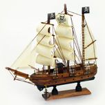 Pirate Ship Wood 9 X 9 Nautical Maritime Boat Decor New