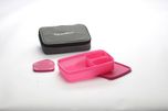 Signoraware Compact Lunch Box With Bag  - 850 ml, 100 ml, 100 ml Plastic Food Storage(Pack of 3, Pink)