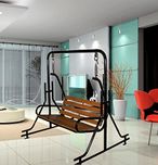 Kaushalendra Garden Zula Indoor Swing Teak Wood