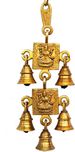 Aakrati Door Hanging Bells Brass Windchime(9 inch, Yellow)