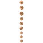 Khushi Purchase Gold Metal Round Jadai Set Hair Jewelry for Women