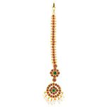 Khushi Purchase Gold Finish Kempu Thongal Chutti Gold Metal Mangtika For Women