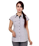 GMI Gray Cotton Shirts