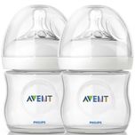 Philips Avent 260ml Natural Feeding Bottle (Clear, Pack of 2)