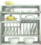 RBJ 30 x 30 Stainless Steel Kitchen Rack(Steel)