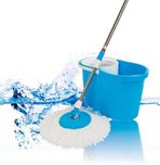 Easylife Magic Mop Mop Set(Built in Wringer Blue)