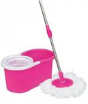 OTC Rotary Floor Cleaning Mop String Mop(Pink)