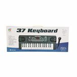 Hamleys 37 Key Electronic Piano with Charger and Microphone, Multi Color