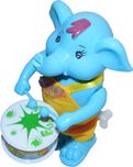 Play King Funny Windup Elephant Drummer Toy