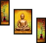 SAF Set of 3 Buddha Digital Reprint Painting