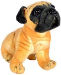 Tanisi Stuffed Soft Toy Pug Dog  - 32 cm(Brown)