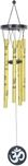 Varanasi Enterprises Feng Shui Metal OM Wind chime Golden 5 Pipes - Medium Iron Windchime(8 inch, Multicolor)