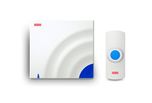Goldmedal Curve Plus 204093 Plastic G-Flow Wireless Electric Bell (White)