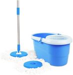 A To Z Sales Magic Spin Mop 360ÃƒÃ‚Â° Rotating Pole & Bucket Wet & Dry Mop