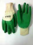 Falcon FPHG-37 Rubber Garden Gloves (Green and White)