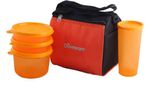 Oliveware Quick Carry Lunch Bag 4 Containers Lunch Box(250 ml)