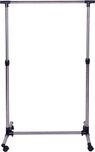 Brecken Paul Single Pole Stainless Steel Floor Cloth Dryer Stand(Silver)