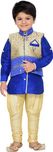 AJ Dezines Boys Festive & Party Kurta, Waistcoat and Pyjama Set