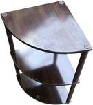 Craft Creations CT11 Engineered Wood Corner Table(Finish Color - Brown Glossy)