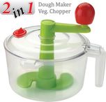 Ankur 2 in 1 Plastic Spiral Dough Maker