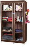 CbeeSo Stainless Steel Collapsible Wardrobe(Finish Color - Dark Brown)