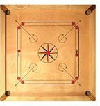 UBER Games Full Sized Carrom With Coinsstriker And Powder Kit Board Game