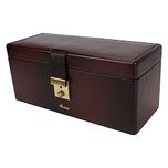 Richpiks Jewellery Accessories Box With Mirror And Lock fits in medium size bank lockers