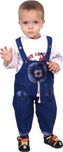 Ahhaaaa Boys Casual T-shirt Dungaree