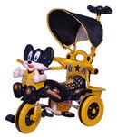 Amardeep and Co Baby Tricycle 86*64*33 cms 1-3 yrs W/Shade and Parental Control (Navy Blue) - Navy-Blue1522MZ