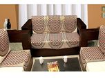 Zesture Bring Home 6 Piece Cotton Sofa and Chair Cover Set - Maroon