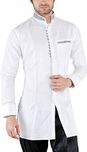 NEW LOOKS Men's Linen Kurta (NL2332_White_XL, White, XL)