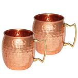 Copperware Moscow Mule Vodka Drinkware Copper Mugs Set of 2
