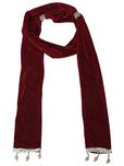 AJ Dezines Kids Velvet Dupatta For Boys (DUPATTA_MAROON_A)
