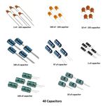 Deepak Enterprise Electronics Project Spares Assorted Capacitors