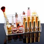 Bulfyss Premium Makeup Cosmetics Organizer Acrylic Display Lipstick Organiser - 16 Sections - Valentine Gift