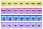And-Also Medicine Box Organizer for Vitamins Tablets or Small Utilities Trinkets Tools Screws Storage Box (Multicolor)
