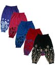 T2F Girls Printed Capri (Pack of 5) (T2FKC05_Multicolour_2-3 Years)
