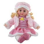 Aarushi Girl Pink Baby Doll,Multi Color