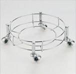 Lifetime Cylinder Trolley with High Quality wheels/Gas Trolly/LPG Cylinder Stand, Premium Quality/Easily Movable Trolley (Buy 1 Get 1 Free)