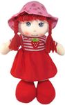 Tickles Red Smiling Face Doll Stuffed Soft Plush Toy Love Girl 35 cm (Color and Slight Design May Vary)
