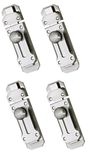 Truphe Butterfly Door Latch 4 pieces (Silver)