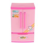 Generic Kids Play House Mini Refrigerator Pretend Toy Educational Gift Pink